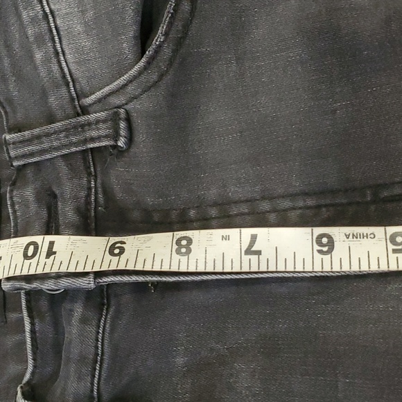 Kancan woman's gray black distressed crop stretch jeans size 27 - Picture 13 of 16